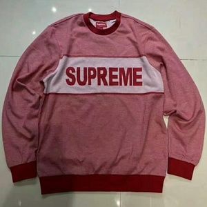 Supreme Tonal Logo Crewneck.